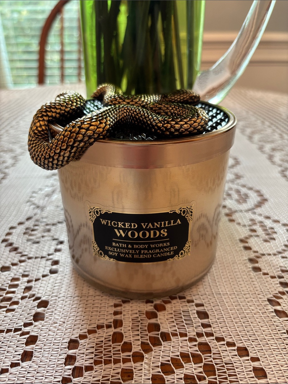 Bath & Body Works Wicked Vanilla Woods 3-wick Candle
